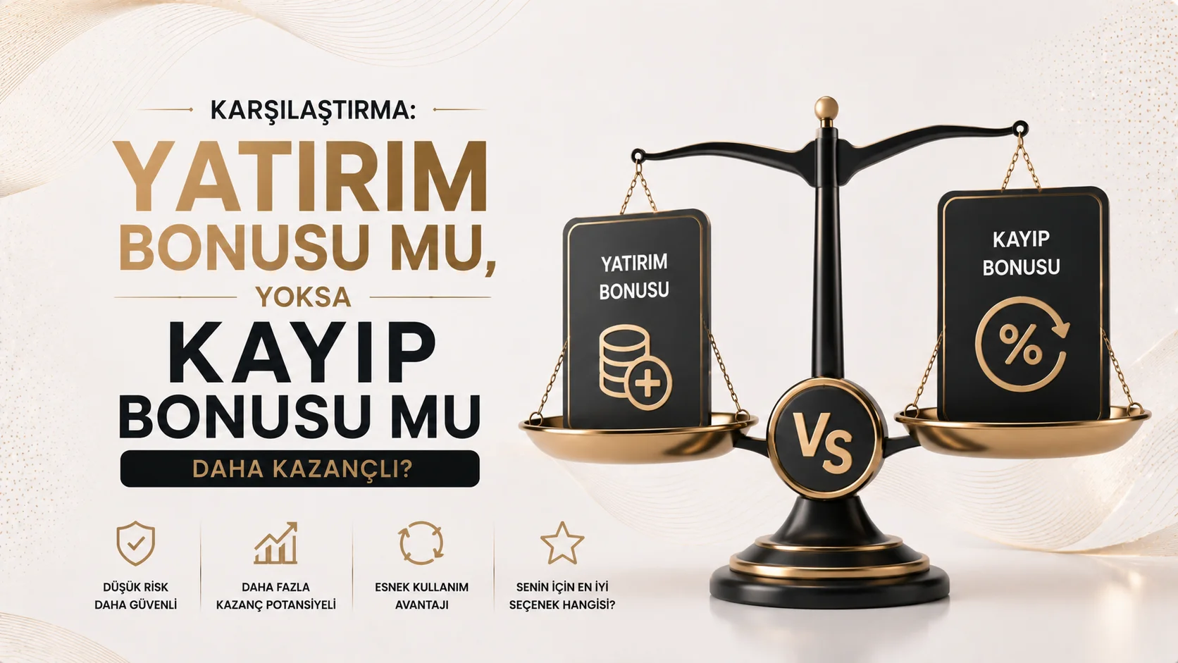 Karşılaştırma: Yatırım Bonusu mu, Kayıp Bonusu mu Daha Kazançlı?